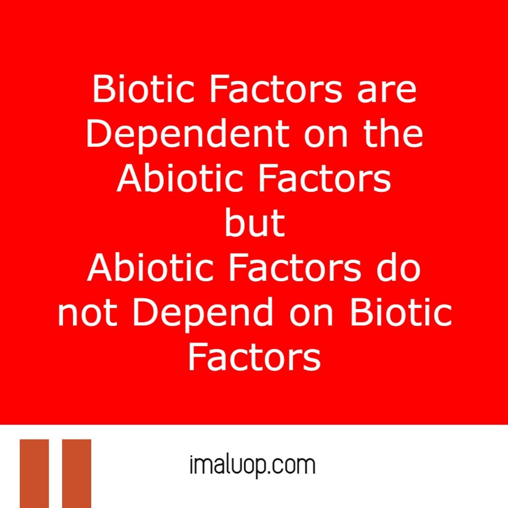 Difference Between Biotic Factors and Abiotic Factors