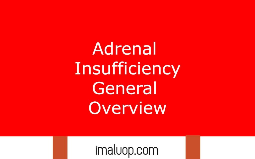 Adrenal Insufficiency A General Overview