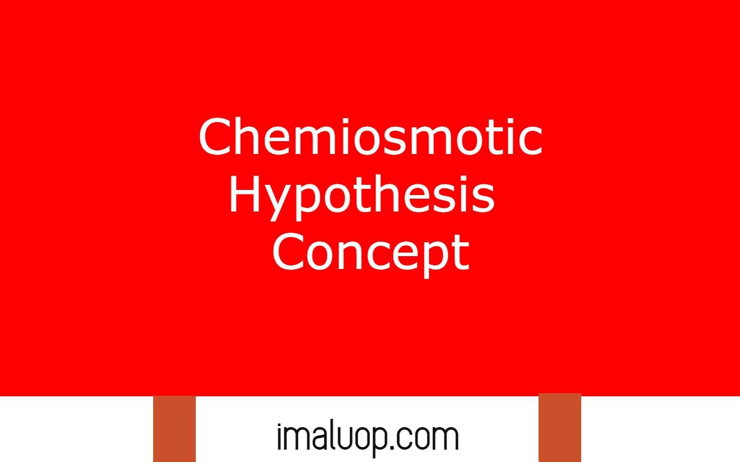 Chemiosmotic Hypothesis Concept