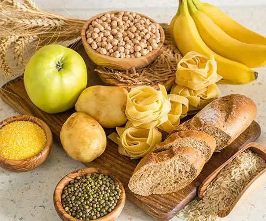 Examples of Carbohydrates rich Foods